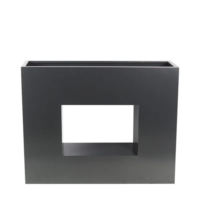 ΖΑΡΝΤΙΝΙΕΡΑ ΜΕΤΑΛΛΙΚΗ ΑΘΡΑΚΙ ΟΡΘΟΓΩΝΙΟ ME ΤΡΥΠΑ - 100x26x80cm 1/KIB