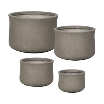 ΚΑΣΠΩ FIBERCLAY ΣΕΤ/4 ΜΟΚΚΑ KAZANI ΚΟΝΤΟ - S:Φ28x19, M:Φ35.5x24.5, L:Φ44x29, XL:Φ52.5x35.5cm 24/ΠΑΛ