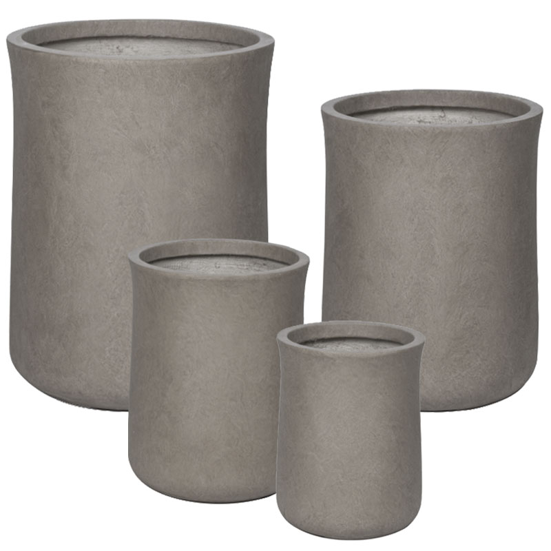 ΚΑΣΠΩ FIBERCLAY ΣΕΤ/4 ΜΟΚΚΑ KAZANI ΨΗΛΟ - S:Φ28x38, M:Φ35x48, L:Φ45.5x60, XL:Φ55x76.5cm 12/ΠΑΛ