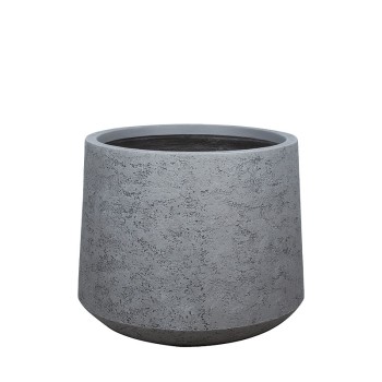 ΚΑΣΠΩ FIBERCLAY ΓΚΡΙ ΤΣΙΜΕΝΤΟΥ ΚΩΝΙΚΟ ΚΟΝΤΟ ΜΕΓΑΛΟ - Φ55x44cm