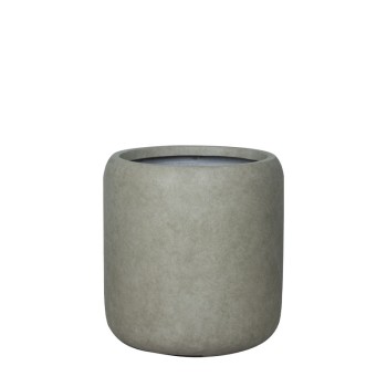 ΚΑΣΠΩ FIBERCLAY ΓΚΡΙ-ΛΑΔΙ ΒΑΡΕΛΙ ΠΟΜΠΕ ΜΕΣΑΙΟ - Φ42x43cm