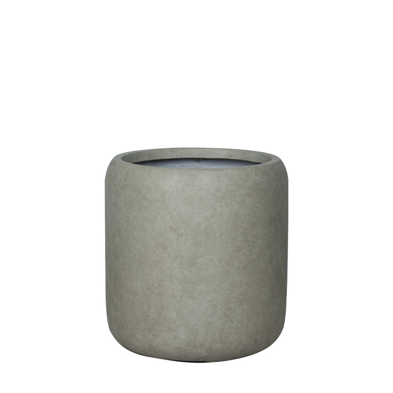 ΚΑΣΠΩ FIBERCLAY ΓΚΡΙ-ΛΑΔΙ ΒΑΡΕΛΙ ΠΟΜΠΕ ΜΕΣΑΙΟ - Φ42x43cm