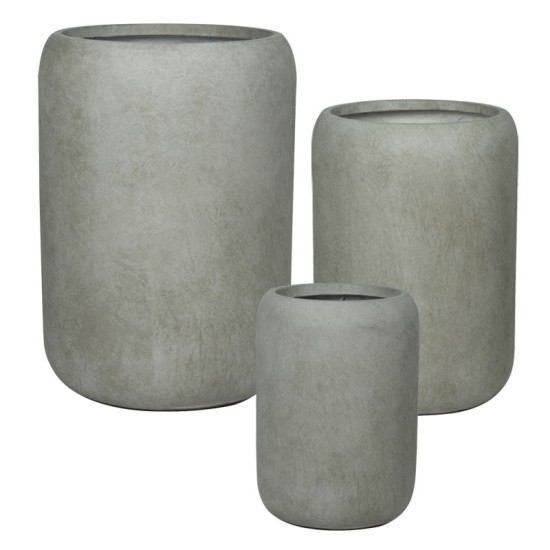 ΚΑΣΠΩ FIBERCLAY ΣΕΤ/3 ΓΚΡΙ-ΛΑΔΙ ΒΑΡΕΛΙ ΠΟΜΠΕ ΨΗΛΟ - S:Φ32x45, M:Φ42x59, L:Φ54x76cm 12/ΠΑΛ ΚΑΣΠΩ FIBERCLAY ΣΕΤ/3 ΓΚΡΙ-ΛΑΔΙ ΒΑΡΕΛΙ ΠΟΜΠΕ ΨΗΛΟ - S:Φ32x45, M:Φ42x59, L:Φ54x76cm 12/ΠΑΛ