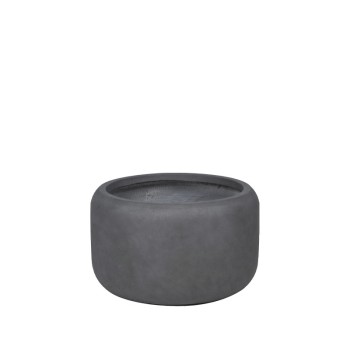 ΚΑΣΠΩ FIBERCLAY ΓΚΡΙ ΑΝΘΡΑΚΙ ΒΑΡΕΛΙ ΠΟΜΠΕ ΚΟΝΤΟ ΜΕΣΑΙΟ - Φ44x26cm