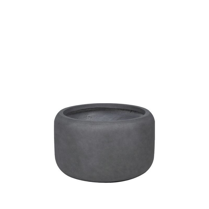 ΚΑΣΠΩ FIBERCLAY ΓΚΡΙ ΑΝΘΡΑΚΙ ΒΑΡΕΛΙ ΠΟΜΠΕ ΚΟΝΤΟ ΜΕΣΑΙΟ - Φ44x26cm