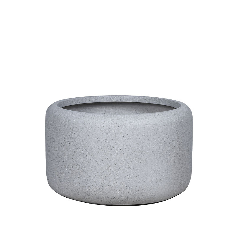 ΚΑΣΠΩ FIBERCLAY ΓΚΡΙ ΓΡΑΝΙΤΗ ΒΑΡΕΛΙ ΠΟΜΠΕ ΚΟΝΤΟ ΜΕΓΑΛΟ - Φ55x33cm