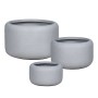 ΚΑΣΠΩ FIBERCLAY ΣΕΤ/3 ΓΚΡΙ ΓΡΑΝΙΤΗ ΒΑΡΕΛΙ ΠΟΜΠΕ ΚΟΝΤΟ - S:Φ32x20, M:Φ44x26, L:Φ55x33cm 14/ΠΑΛ