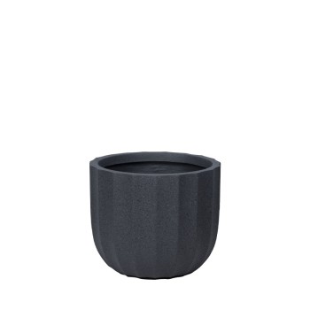 ΚΑΣΠΩ FIBERCLAY ΜΑΥΡΟ ΓΡΑΝΙΤΗ ΚΙΟΝΑΣ ΚΟΝΤΟ ΜΕΣΑΙΟ - Φ36x30.5cm