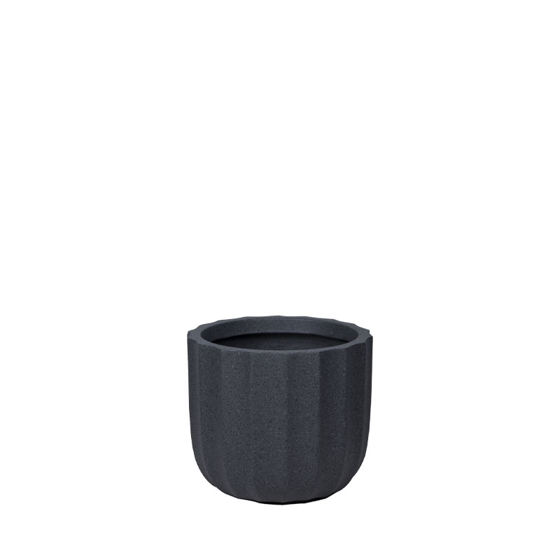 ΚΑΣΠΩ FIBERCLAY ΜΑΥΡΟ ΓΡΑΝΙΤΗ ΚΙΟΝΑΣ ΚΟΝΤΟ ΜΙΚΡΟ - Φ29x25cm