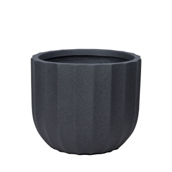 ΚΑΣΠΩ FIBERCLAY ΜΑΥΡΟ ΓΡΑΝΙΤΗ ΚΙΟΝΑΣ ΚΟΝΤΟ ΓΙΓΑ - Φ55.5x46.5cm