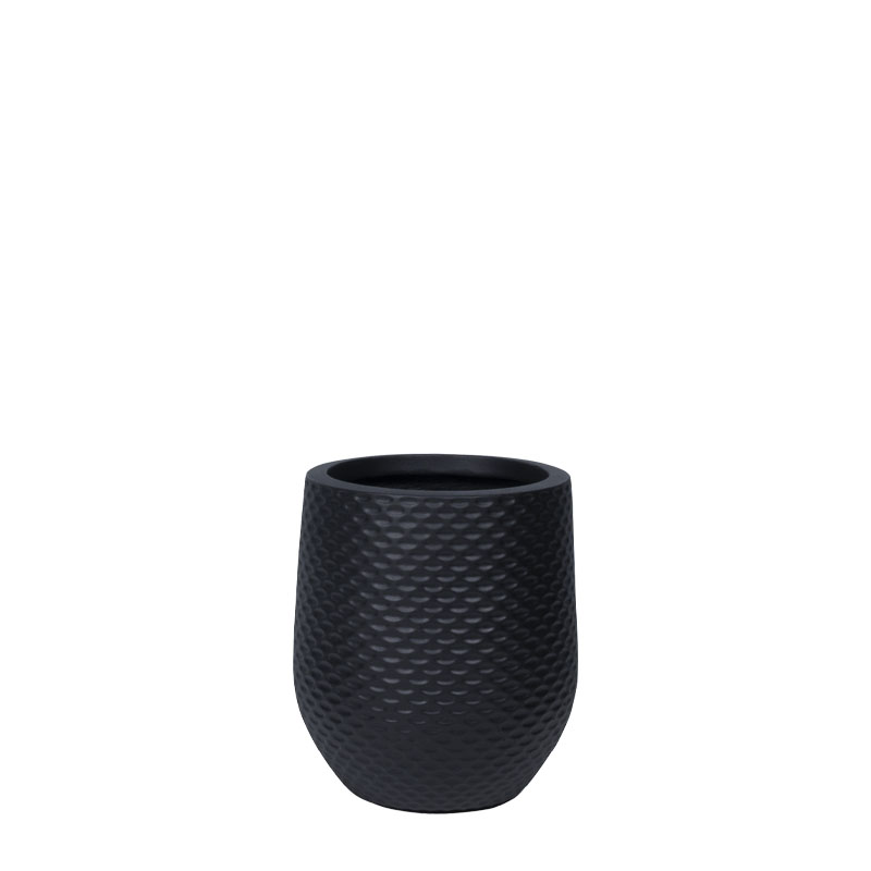 ΚΑΣΠΩ FIBERCLAY ΜΑΥΡΟ ΦΟΛΙΔΩΤΟ ΜΙΚΡΟ - Φ28x32cm