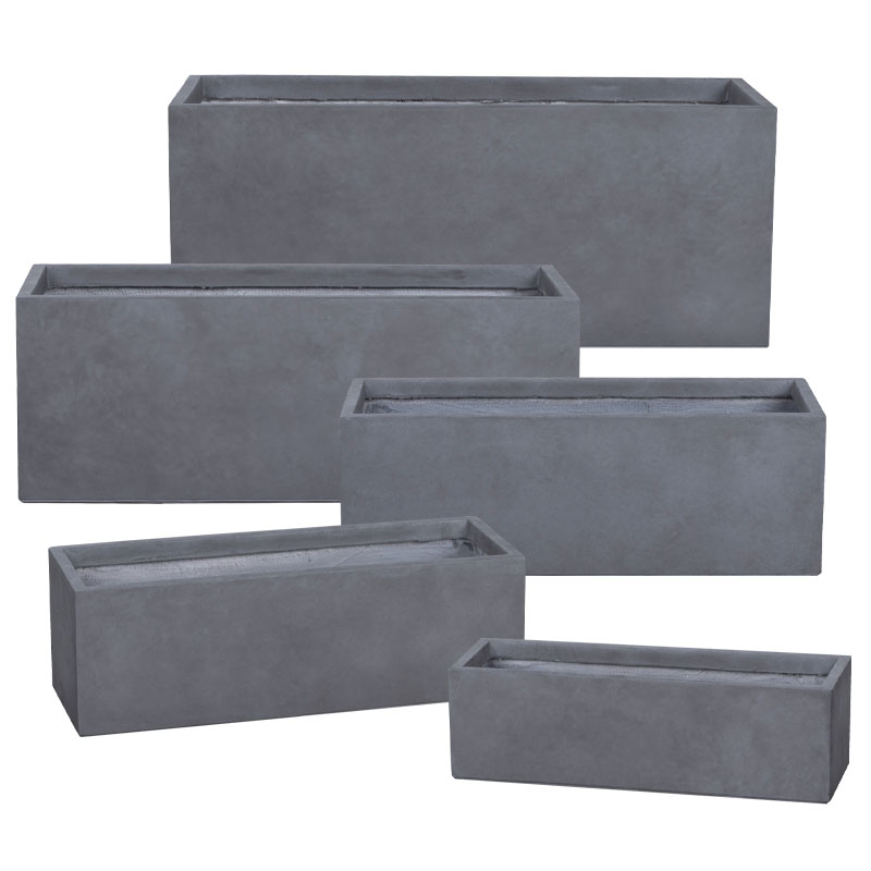 ΖΑΡΝΤΙΝΙΕΡΑ-ΚΑΣΠΩ ΣΕΤ5 ΓΚΡΙ FIBERCLAY ΟΡΘΟΓΩΝΙΟ - S:60x19x19, M:70x25X23, L:80x30x28, XL:90x36x33, 2XL:100x42x40cm 15/ΠΑΛ