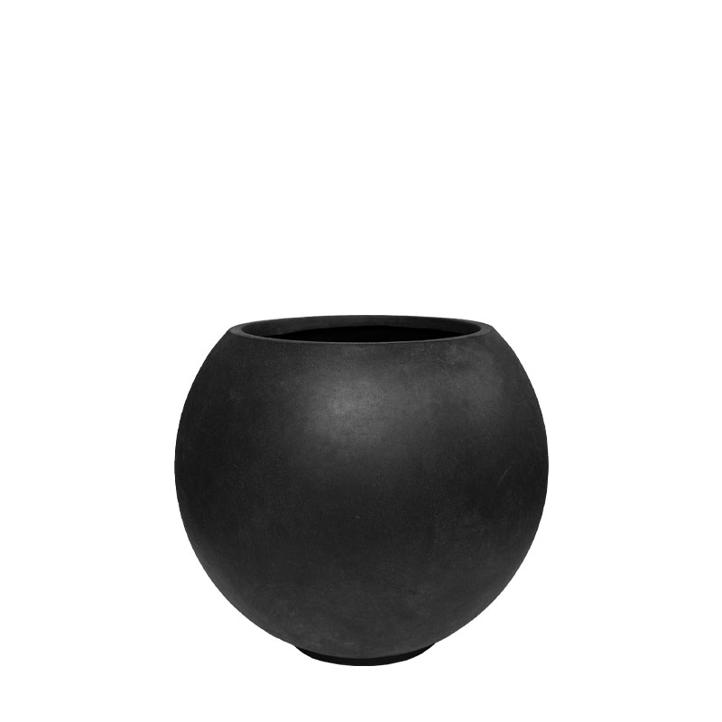 ΚΑΣΠΩ ΑΠΌ ΕΛΑΦΡΥ ΤΣΙΜΕΝΤΟ ΜΑΥΡΟ ΣΤΡΟΓΓΥΛΟ ΜΕΣΑΙΟ - Φ49x42cm