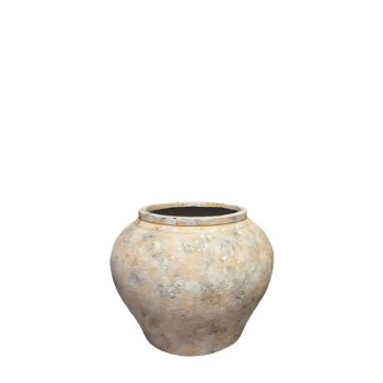 ΚΑΣΠΩ ΜΙΚΡΟ ΑΠΌ ΕΛΑΦΡΥ ΤΣΙΜΕΝΤΟ ΜΠΕΖ ΠΑΛΑΙΩΜΕΝΟ - Φ35x30cm