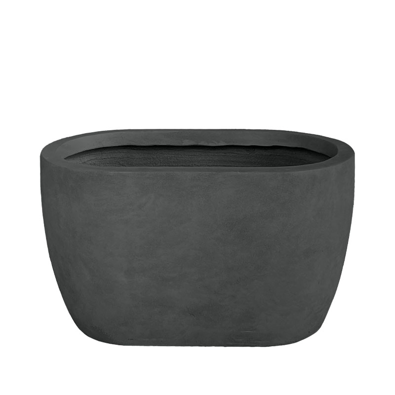 ΖΑΡΝΤΙΝΙΕΡΑ ΜΕΓΑΛΗ ΑΠΌ ΕΛΑΦΡΥ ΤΣΙΜΕΝΤΟ ΜΑΥΡΟ ΟΡΘΟΓΩΝΙΑ - 78x46x44cm