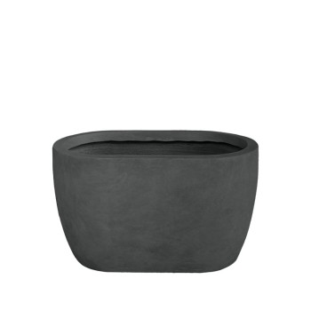 ΖΑΡΝΤΙΝΙΕΡΑ ΜΙΚΡΗ ΑΠΌ ΕΛΑΦΡΥ ΤΣΙΜΕΝΤΟ ΜΑΥΡΟ ΟΡΘΟΓΩΝΙΑ - 58x34x32cm