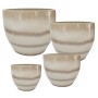 ΣΕΤ/4 ΚΑΣΠΩ ΜΠΕΖ ΠΗΛΙΝΑ ΣΤΡΟΓΓΥΛΑ ΝΤΕΓΚΡΑΝΤΕ - S:Φ22.5x18.5, M:Φ29.5X22.5, L:Φ37.5X27, XL:Φ47X31cm