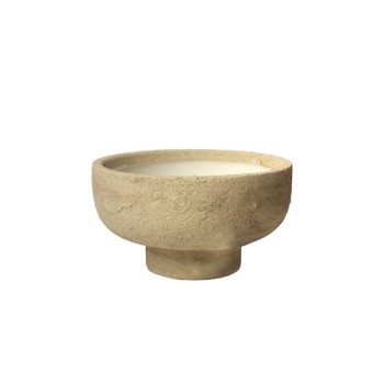 ΚΕΡΑΜΙΚΟ ΚΑΣΠΩ ΜΠΕΖ ΜΕ ΚΥΚΛΙΚΗ ΒΑΣΗ - Φ21x12cm 1/12ΚΙΒ