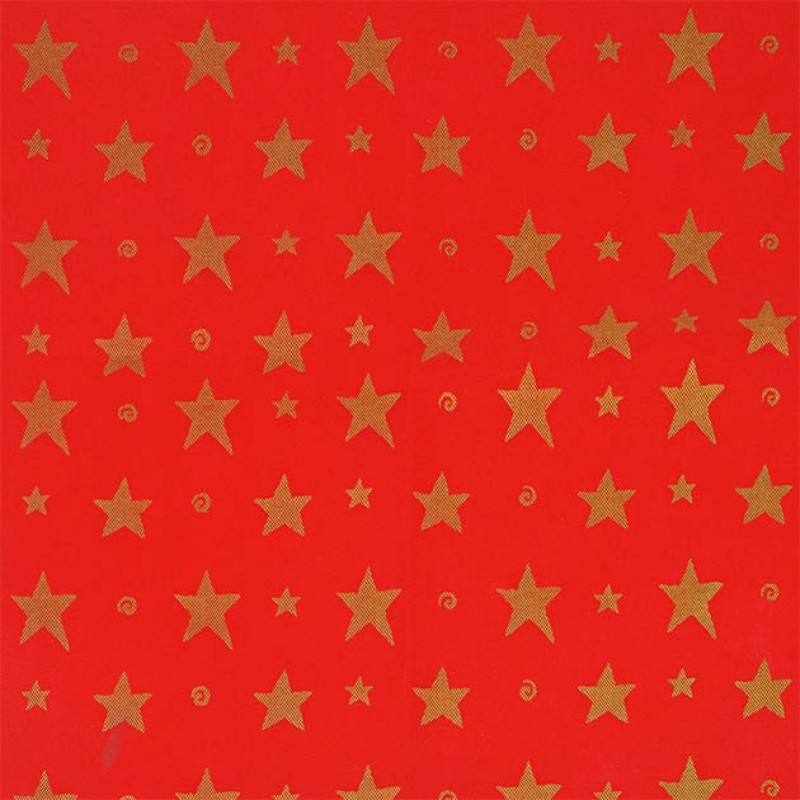 ΧΡΙΣΤΟΥΓ. ΡΟΛΟ ΠΑΝΙ ΡΡL ΚΟΚΚΙΝΟ-ΑΣΤΕΡΙΑ - 0,6x18m