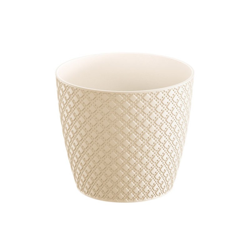 ΓΛΑΣΤΡΑ ΣΤΡΟΓΓΥΛΗ ΕΚΡΟΥ ORIENT Φ15.7x13.8cm 10/160ΚΙΒ