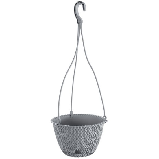 ΓΛΑΣΤΡΑ ΚΡΕΜΑΣΤΗ ΓΚΡΙ SPLOFY ROUND W Φ27x16.6cm 1/5ΚΙΒ ΓΛΑΣΤΡΑ ΚΡΕΜΑΣΤΗ ΓΚΡΙ SPLOFY ROUND W Φ27x16.6cm 1/5ΚΙΒ