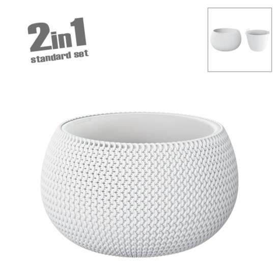 ΚΑΣΠΩ-ΓΛΑΣΤΡΑ (2 ΣΕ 1) ΛΕΥΚΟ ΣΤΡΟΓΓΥΛΟ SPLOFY BOWL Φ37x21.8cm 1/2ΚΙΒ ΚΑΣΠΩ-ΓΛΑΣΤΡΑ (2 ΣΕ 1) ΛΕΥΚΟ ΣΤΡΟΓΓΥΛΟ SPLOFY BOWL Φ37x21.8cm 1/2ΚΙΒ