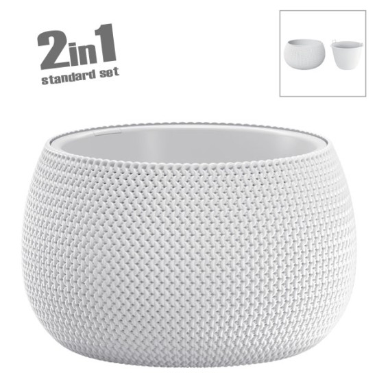 ΚΑΣΠΩ-ΓΛΑΣΤΡΑ (2 ΣΕ 1) ΛΕΥΚΟ ΣΤΡΟΓΓΥΛΟ SPLOFY BOWL Φ47.8x30cm 1/2ΚΙΒ ΚΑΣΠΩ-ΓΛΑΣΤΡΑ (2 ΣΕ 1) ΛΕΥΚΟ ΣΤΡΟΓΓΥΛΟ SPLOFY BOWL Φ47.8x30cm 1/2ΚΙΒ
