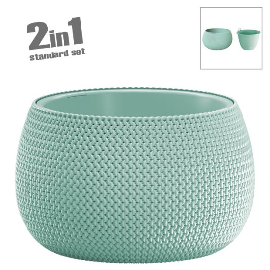 ΚΑΣΠΩ-ΓΛΑΣΤΡΑ (2 ΣΕ 1) ΜΕΝΤΑ ΣΤΡΟΓΓΥΛΟ SPLOFY BOWL Φ47.8x30cm 1/2ΚΙΒ ΚΑΣΠΩ-ΓΛΑΣΤΡΑ (2 ΣΕ 1) ΜΕΝΤΑ ΣΤΡΟΓΓΥΛΟ SPLOFY BOWL Φ47.8x30cm 1/2ΚΙΒ