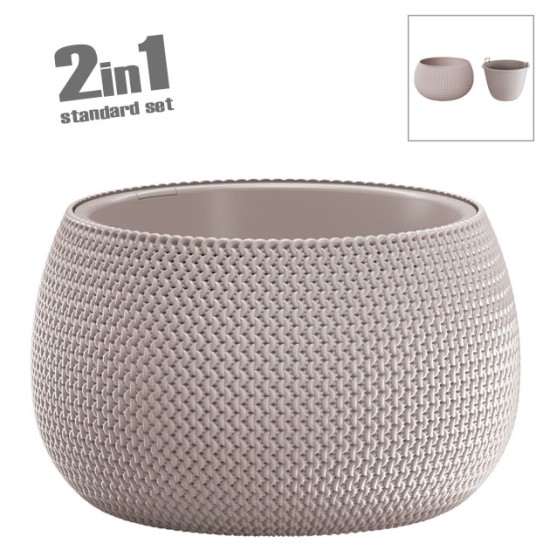 ΚΑΣΠΩ-ΓΛΑΣΤΡΑ (2 ΣΕ 1) ΜΟΚΚΑ ΣΤΡΟΓΓΥΛΟ SPLOFY BOWL Φ47.8x30cm 1/2ΚΙΒ ΚΑΣΠΩ-ΓΛΑΣΤΡΑ (2 ΣΕ 1) ΜΟΚΚΑ ΣΤΡΟΓΓΥΛΟ SPLOFY BOWL Φ47.8x30cm 1/2ΚΙΒ