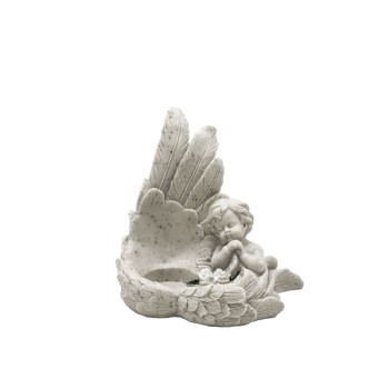 ΠΟΛΥΕΣΤΕΡΙΚΟ ΜΝΗΜΕΙΟΥ ΒΑΣΗ ΡΕΣΩ ΦΤΕΡΟ-ΞΑΠΛΩΜΕΝΟΣ ΑΓΓΕΛΟΣ - 14.5x9x14cm 36/ΚΙΒ