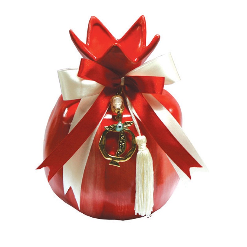 ΣΤΟΛΙΣΜΕΝΟ ΚΕΡΑΜΙΚΟ ΡΟΔΙ ΓΙΓΑΣ ΚΟΚΚΙΝΟ / ΚΟΡΔΕΛΑ KOKKINH-ΛΕΥΚΗ 13x16cm 1/12ΚΙΒ