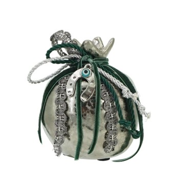 ΣΤΟΛΙΣΜΕΝΟ ΚΕΡΑΜΙΚΟ ΡΟΔΙ ΜΕΣΑΙΟ ΑΣΗΜΙ ΣΦΥΡΙΛΑΤΟ / ΚΟΡΔΟΝΙ ΚΥΠΑΡΙΣΣΙ 9x10cm 1/54ΚΙΒ