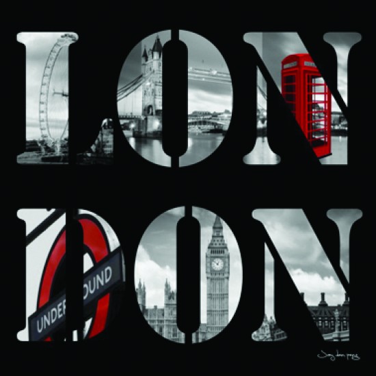 ΠΙΝΑΚΑΣ ΚΑΜΒΑΣ LONDON 60x60cm. 12/ΚΙΒ ΠΙΝΑΚΑΣ ΚΑΜΒΑΣ LONDON 60x60cm. 12/ΚΙΒ