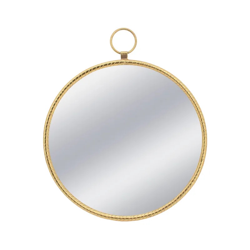 ΜΕΤΑΛΛΙΚΟΣ ΚΑΘΡΕΦΤΗΣ ΤΟΙΧΟΥ ΧΡΥΣΟ ΚΥΚΛΟΣ/ΚΡΙΚΟΣ - 59.5x2.5x71cm 1/KIB