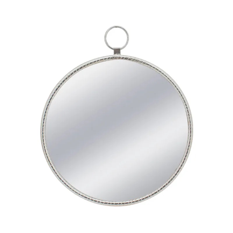 ΜΕΤΑΛΛΙΚΟΣ ΚΑΘΡΕΦΤΗΣ ΤΟΙΧΟΥ ΑΣΗΜΙ ΚΥΚΛΟΣ/ΚΡΙΚΟΣ - 59.5x2.5x71cm 1/KIB