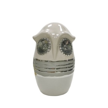 ΚΕΡΑΜΙΚΟ ΚΟΥΚΟΥΒΑΓΙΑ ΓΚΡΙ/ΜΠΕΖ ΠΟΡΣΕΛΑΝΗ - 12.5x12.5x20cm 16/ΚΙΒ