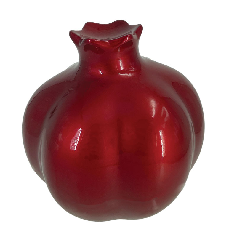 ΚΕΡΑΜΙΚΟ ΔΙΑΚΟΣΜΗΤΙΚΟ ΡΟΔΙ ΓΙΓΑΣ ΛΟΞΟ ΚΟΚΚΙΝΟ - Φ13x14cm 1/18ΚΙΒ