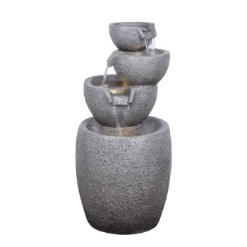 ΕΠΙΔΑΠΕΔΙΟ ΣΥΝΤΡΙΒΑΝΙ ΔΙΑΚΟΣΜΗΣΗΣ ΓΚΡΙ ΜΕ ΦΩΣ ΚΑΙ ΚΙΟΥΠΙΑ 4 ΕΠΙΠΕΔΑ - 40x41x81cm 1/ΚΙΒ