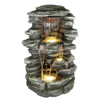 ΕΠΙΔΑΠΕΔΙΟ ΣΥΝΤΡΙΒΑΝΙ ΔΙΑΚΟΣΜΗΣΗΣ ΣΚΟΥΡΟ ΓΚΡΙ ΜΕ ΦΩΣ ΒΡΑΧΟΣ - 49x50x100cm 1/ΚΙΒ