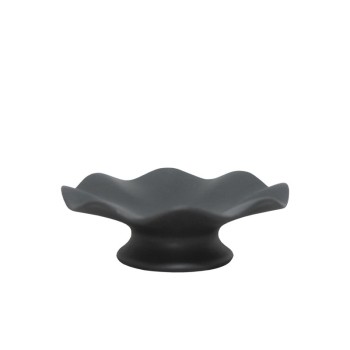 ΔΙΑΚΟΣΜΗΤΙΚΗ ΚΕΡΑΜΙΚΗ ΠΙΑΤΕΛΑ/ΚΟΥΠ ΜΑΥΡΗ ΜΕ ΒΑΣΗ - 23x8cm 1/10ΚΙΒ