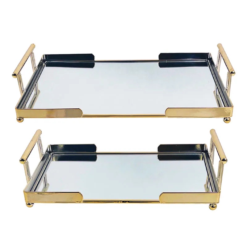 ΔΙΣΚΟΙ ΜΕΤΑΛΛΙΚΟI ΧΡΥΣΟ ΣΕΤ/2 ΟΡΘΟΓΩΝΙΟ ΜΕ ΚΑΘΡΕΦΤΗ - S:20x30, L:26x36cm 4/ΚΙΒ