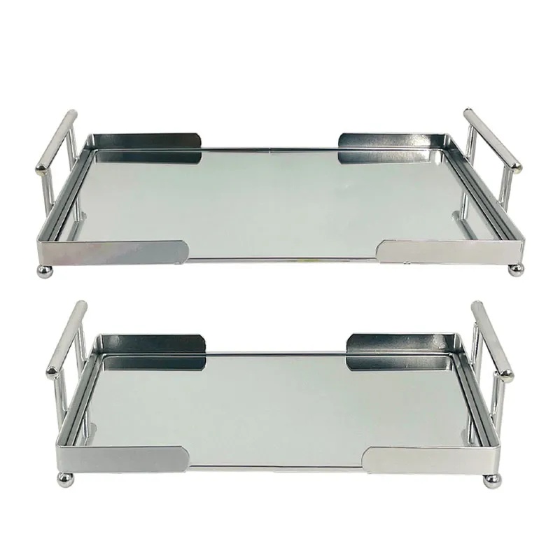 ΔΙΣΚΟΙ ΜΕΤΑΛΛΙΚΟI ΑΣΗΜΙ ΣΕΤ/2 ΟΡΘΟΓΩΝΙΟ ΜΕ ΚΑΘΡΕΦΤΗ - S:20x30, L:26x36cm 4/ΚΙΒ