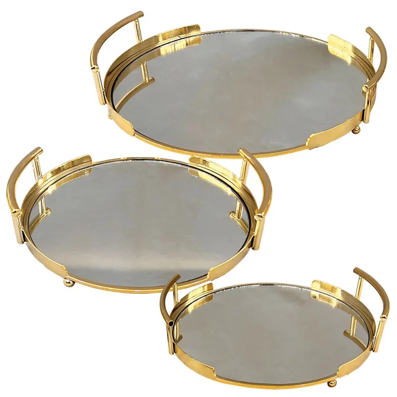 ΔΙΣΚΟΙ ΜΕΤΑΛΛΙΚΟI ΧΡΥΣΟ ΣΕΤ/3 ΣΤΡΟΓΓΥΛΟΙ ΜΕ ΚΑΘΡΕΦΤΗ & ΧΕΡΟΥΛΙΑ - S:25, M:30, L:35cm 4/ΚΙΒ