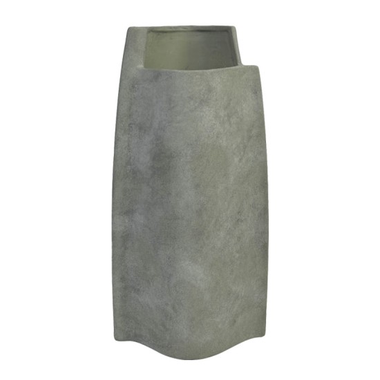 ΚΕΡΑΜΙΚΟ ΒΑΖΟ ΓΚΡΙ ΠΕΤΡΑΣ ΜΙΝΙΜΑΛ - 23x13.5x46cm 4/ΚΙΒ ΚΕΡΑΜΙΚΟ ΒΑΖΟ ΓΚΡΙ ΠΕΤΡΑΣ ΜΙΝΙΜΑΛ - 23x13.5x46cm 4/ΚΙΒ