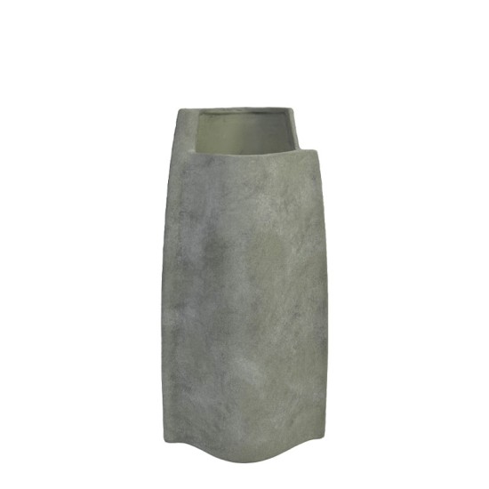 ΚΕΡΑΜΙΚΟ ΒΑΖΟ ΓΚΡΙ ΠΕΤΡΑΣ ΜΙΝΙΜΑΛ - 21x12x37.5cm 6/ΚΙΒ ΚΕΡΑΜΙΚΟ ΒΑΖΟ ΓΚΡΙ ΠΕΤΡΑΣ ΜΙΝΙΜΑΛ - 21x12x37.5cm 6/ΚΙΒ
