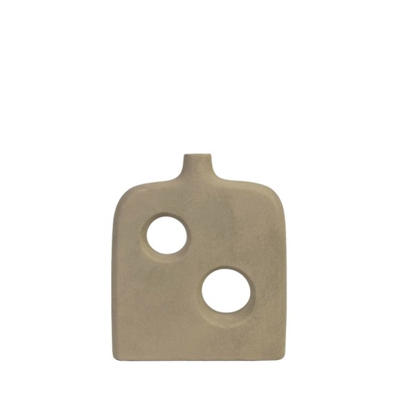 ΚΕΡΑΜΙΚΟ ΒΑΖΟ ΜΙΝΙΜΑΛ ΜΠΕΖ ΑΜΜΟΥ - 22.5x5.5x25.5cm 16/ΚΙΒ ΚΕΡΑΜΙΚΟ ΒΑΖΟ ΜΙΝΙΜΑΛ ΜΠΕΖ ΑΜΜΟΥ - 22.5x5.5x25.5cm 16/ΚΙΒ
