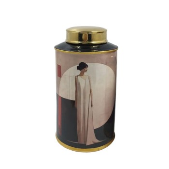 ΚΕΡΑΜΙΚΟ ΚΟΥΠ ΜΕΓΑΛΟ ΜΕ ΚΑΠΑΚΙ ΓΥΝΑΙΚΑ ΕΥΡΩΠΗΣ - Φ16x31cm 4/KIB