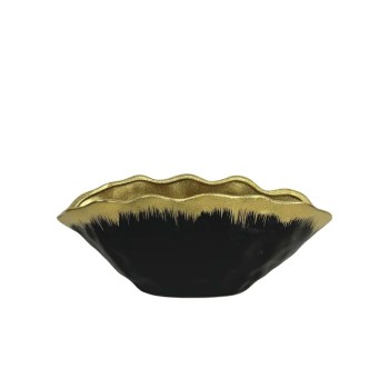 ΚΕΡΑΜΙΚΟ ΚΟΥΠ ΜΑΥΡΟ/ΧΡΥΣΟ ΟΜΠΡΕ ΕΦΕ ΚΟΧΥΛΙ - 29.2cm 1/12ΚΙΒ