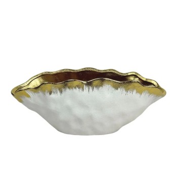 ΚΕΡΑΜΙΚΟ ΚΟΥΠ ΛΕΥΚΟ/ΧΡΥΣΟ ΟΜΠΡΕ ΕΦΕ ΚΟΧΥΛΙ ΜΕΓΑΛΟ - 36.8cm 1/6ΚΙΒ