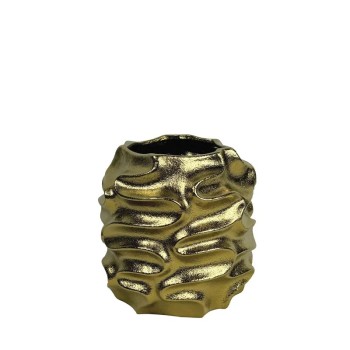 ΚΕΡΑΜΙΚΟ ΒΑΖΟ ΧΡΥΣΟ XYTO KΥΜΑΤΙΣΤΟ ΕΦΕ ΜΙΚΡΟ - 20.3cm 1/6ΚΙΒ